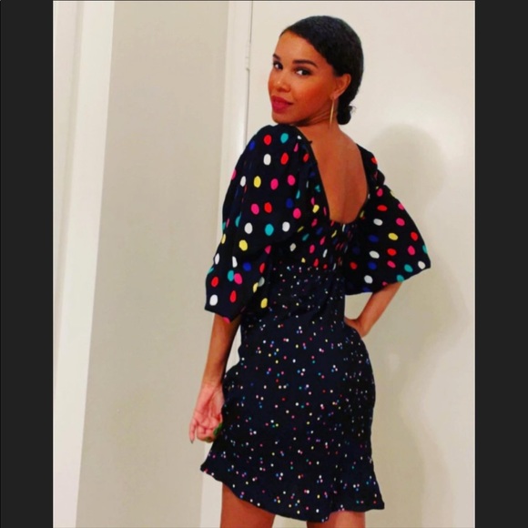 Target x RIXO, Polka Dot Long-Sleeve Swing Dress - Picture 4 of 4